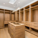 Custom closets in Mississauga with LED lighting, drawers and adjustable shelves